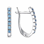 Серьги из серебра 925 пробы 33815930Д3 — Красная Пресня Серьги из серебра 925 пробы 33815930Д3 — Красная Пресня