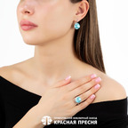 Серьги из серебра 925 пробы 3382205Д3 — Красная Пресня Серьги из серебра 925 пробы 3382205Д3 — Красная Пресня