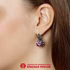 Серьги из серебра 925 пробы 33817616-16 — Красная Пресня Серьги из серебра 925 пробы 33817616-16 — Красная Пресня