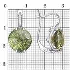 Серьги из серебра 925 пробы 3382205Д15 — Красная Пресня Серьги из серебра 925 пробы 3382205Д15 — Красная Пресня