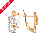 Серьги из серебра 925 пробы 33114021ДТг — Красная Пресня Серьги из серебра 925 пробы 33114021ДТг — Красная Пресня