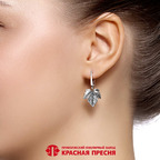 Серьги из серебра 925 пробы 33018150 — Красная Пресня Серьги из серебра 925 пробы 33018150 — Красная Пресня