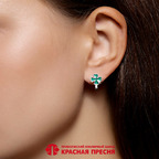 Серьги из серебра 925 пробы 33018066Д — Красная Пресня Серьги из серебра 925 пробы 33018066Д — Красная Пресня