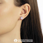 Серьги из серебра 925 пробы 3385015Д2 — Красная Пресня Серьги из серебра 925 пробы 3385015Д2 — Красная Пресня
