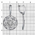 Серьги из серебра 925 пробы 33014474 — Красная Пресня Серьги из серебра 925 пробы 33014474 — Красная Пресня