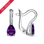 Серьги из серебра 925 пробы 33114950ПлАм — Красная Пресня Серьги из серебра 925 пробы 33114950ПлАм — Красная Пресня