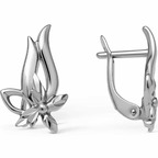 Серьги из серебра 925 пробы 33017890Д5 — Красная Пресня Серьги из серебра 925 пробы 33017890Д5 — Красная Пресня