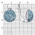 Серьги из серебра 925 пробы 3366152б3 — Красная Пресня Серьги из серебра 925 пробы 3366152б3 — Красная Пресня