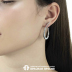 Серьги из серебра 925 пробы 33014476Д — Красная Пресня Серьги из серебра 925 пробы 33014476Д — Красная Пресня