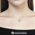Подвеска из серебра 925 пробы 53015824ПлТ — Красная Пресня Подвеска из серебра 925 пробы 53015824ПлТ — Красная Пресня