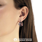 Серьги из серебра 925 пробы 3362252Д19 — Красная Пресня Серьги из серебра 925 пробы 3362252Д19 — Красная Пресня
