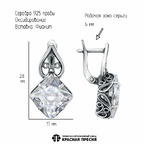 Серьги из серебра 925 пробы 33815862 — Красная Пресня Серьги из серебра 925 пробы 33815862 — Красная Пресня