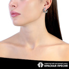 Серьги из серебра 925 пробы 33014078Д — Красная Пресня Серьги из серебра 925 пробы 33014078Д — Красная Пресня