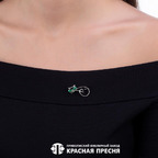 Брошь из серебра 925 пробы 13815130Пл7 — Красная Пресня Брошь из серебра 925 пробы 13815130Пл7 — Красная Пресня