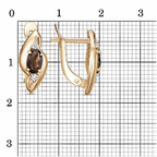 Серьги из серебра 925 пробы 33114299ДТр — Красная Пресня Серьги из серебра 925 пробы 33114299ДТр — Красная Пресня