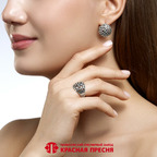 Серьги из серебра 925 пробы 33017936 — Красная Пресня Серьги из серебра 925 пробы 33017936 — Красная Пресня