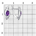 Серьги из серебра 925 пробы 33114298ДАм — Красная Пресня Серьги из серебра 925 пробы 33114298ДАм — Красная Пресня