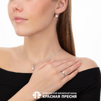 Кольцо из серебра 925 пробы 23814354Д — Красная Пресня Кольцо из серебра 925 пробы 23814354Д — Красная Пресня