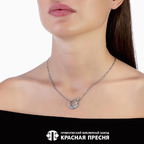 Колье из серебра 925 пробы 43013930 — Красная Пресня Колье из серебра 925 пробы 43013930 — Красная Пресня