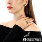 Брошь из серебра 925 пробы 13312994-1 — Красная Пресня Брошь из серебра 925 пробы 13312994-1 — Красная Пресня