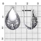 Серьги из серебра 925 пробы 33012082 — Красная Пресня Серьги из серебра 925 пробы 33012082 — Красная Пресня