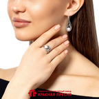 Кольцо из серебра 925 пробы 23316392 — Красная Пресня Кольцо из серебра 925 пробы 23316392 — Красная Пресня