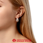 Серьги из серебра 925 пробы 33016722Д — Красная Пресня Серьги из серебра 925 пробы 33016722Д — Красная Пресня