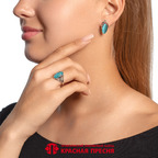 Кольцо из серебра 925 пробы 23616938-3 — Красная Пресня Кольцо из серебра 925 пробы 23616938-3 — Красная Пресня
