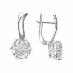 Серьги из серебра 925 пробы 33111302ДГх — Красная Пресня Серьги из серебра 925 пробы 33111302ДГх — Красная Пресня