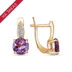 Серьги из серебра 925 пробы 33110163ДАм — Красная Пресня Серьги из серебра 925 пробы 33110163ДАм — Красная Пресня