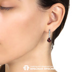 Серьги из серебра 925 пробы 33110424ДГр — Красная Пресня Серьги из серебра 925 пробы 33110424ДГр — Красная Пресня