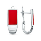 Серьги из серебра 925 пробы 33317122ДКр — Красная Пресня Серьги из серебра 925 пробы 33317122ДКр — Красная Пресня