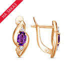Серьги из серебра 925 пробы 33114299ДАм — Красная Пресня Серьги из серебра 925 пробы 33114299ДАм — Красная Пресня