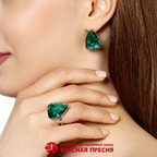 Серьги из серебра 925 пробы 33616334-14 — Красная Пресня Серьги из серебра 925 пробы 33616334-14 — Красная Пресня