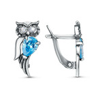 Серьги из серебра 925 пробы 33817350-3 — Красная Пресня Серьги из серебра 925 пробы 33817350-3 — Красная Пресня