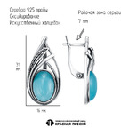 Серьги из серебра 925 пробы 33316960гх — Красная Пресня Серьги из серебра 925 пробы 33316960гх — Красная Пресня