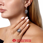 Серьги из серебра 925 пробы 33617082-9 — Красная Пресня Серьги из серебра 925 пробы 33617082-9 — Красная Пресня