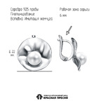 Серьги из серебра 925 пробы 33616044Пл — Красная Пресня Серьги из серебра 925 пробы 33616044Пл — Красная Пресня