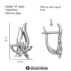 Серьги из серебра 925 пробы 33017890Д5 — Красная Пресня Серьги из серебра 925 пробы 33017890Д5 — Красная Пресня