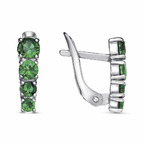 Серьги из серебра 925 пробы 33816124Пл7 — Красная Пресня Серьги из серебра 925 пробы 33816124Пл7 — Красная Пресня