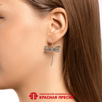 Серьги из серебра 925 пробы 33017334 — Красная Пресня Серьги из серебра 925 пробы 33017334 — Красная Пресня