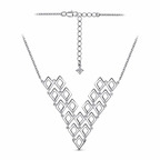 Колье из серебра 925 пробы 43015190Пл — Красная Пресня Колье из серебра 925 пробы 43015190Пл — Красная Пресня