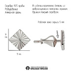 Серьги из серебра 925 пробы 33017842Д1 — Красная Пресня Серьги из серебра 925 пробы 33017842Д1 — Красная Пресня