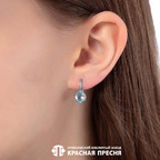 Серьги из серебра 925 пробы 33113772ДТг — Красная Пресня Серьги из серебра 925 пробы 33113772ДТг — Красная Пресня