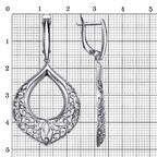 Серьги из серебра 925 пробы 33015164 — Красная Пресня Серьги из серебра 925 пробы 33015164 — Красная Пресня