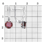 Серьги из серебра 925 пробы 3389154Д18 — Красная Пресня Серьги из серебра 925 пробы 3389154Д18 — Красная Пресня