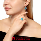 Серьги из серебра 925 пробы 33816484-3 — Красная Пресня Серьги из серебра 925 пробы 33816484-3 — Красная Пресня
