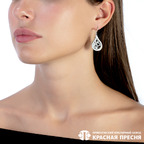 Серьги из серебра 925 пробы 33013824 — Красная Пресня Серьги из серебра 925 пробы 33013824 — Красная Пресня