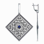 Серьги из серебра 925 пробы 33815254-4 — Красная Пресня Серьги из серебра 925 пробы 33815254-4 — Красная Пресня