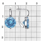 Серьги из серебра 925 пробы 3388370Д3 — Красная Пресня Серьги из серебра 925 пробы 3388370Д3 — Красная Пресня